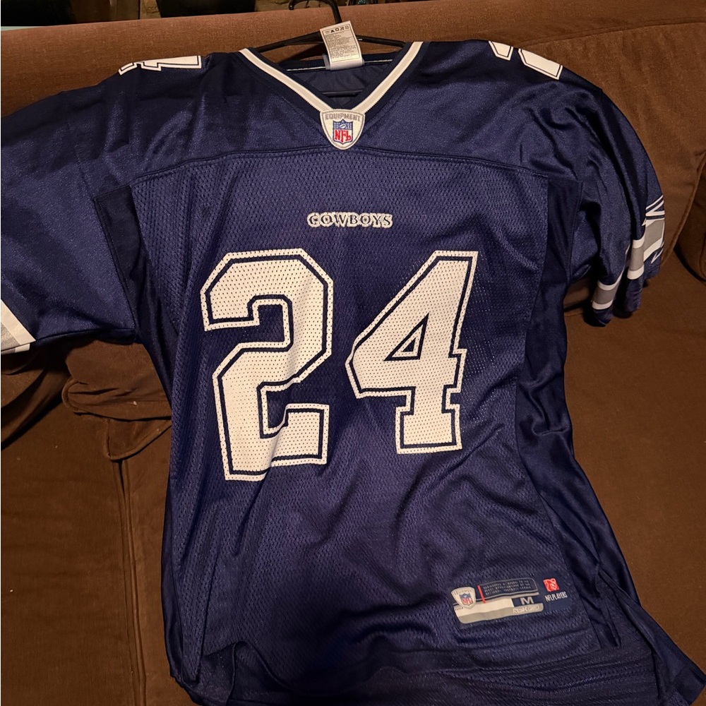 Dallas Cowboys Navy and White Jersey